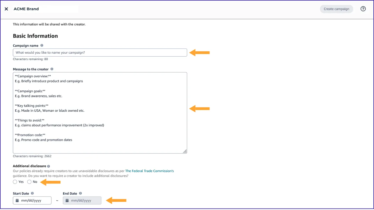 Amazon Creator Connections Details - Part 1